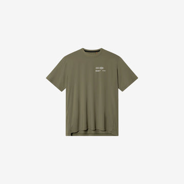 Oncourt Airy Logo T-Shirt - Army