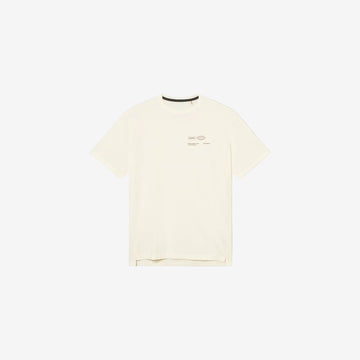 Oncourt Airy Logo T-Shirt - Off White