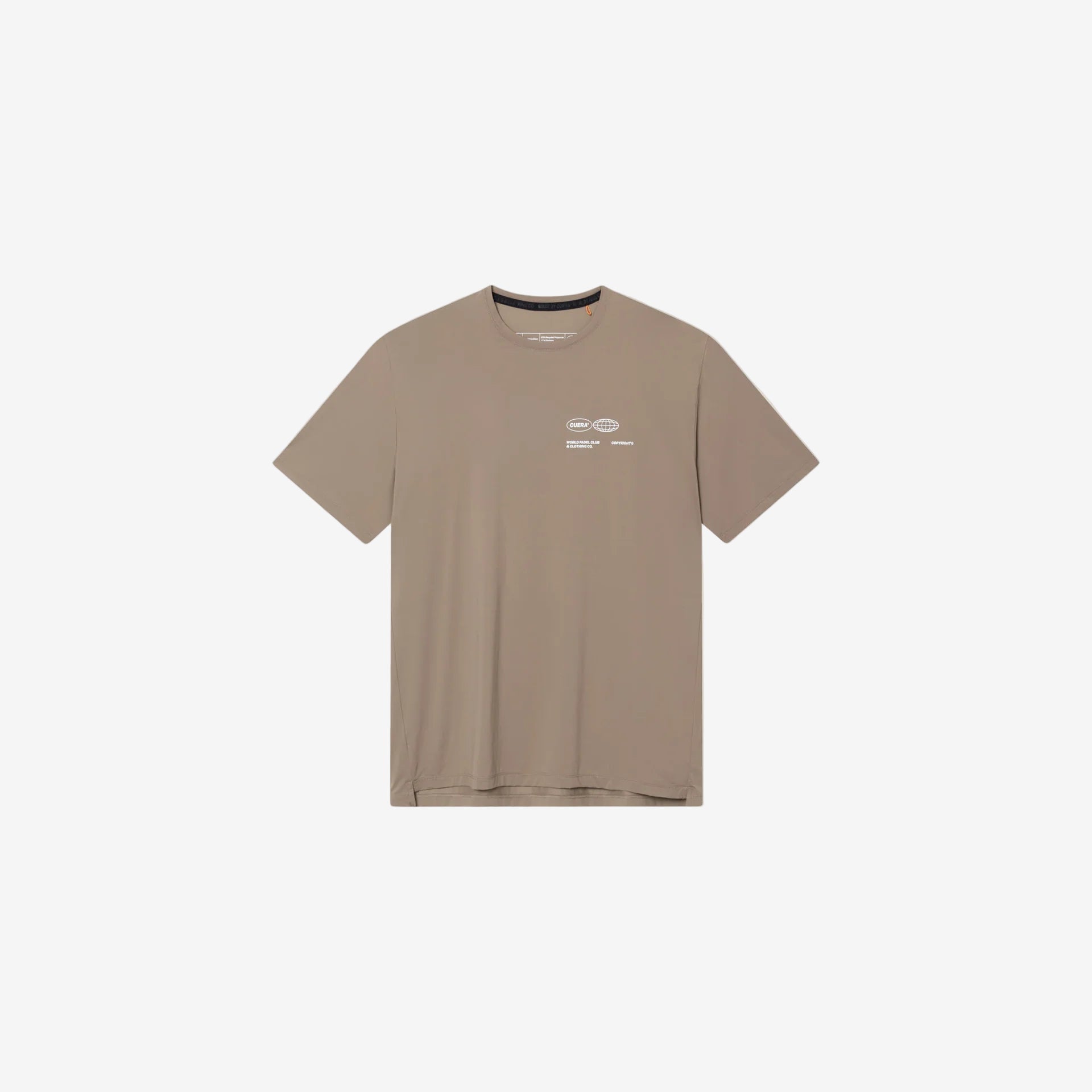 Oncourt Airy Logo T-Shirt - Walnut