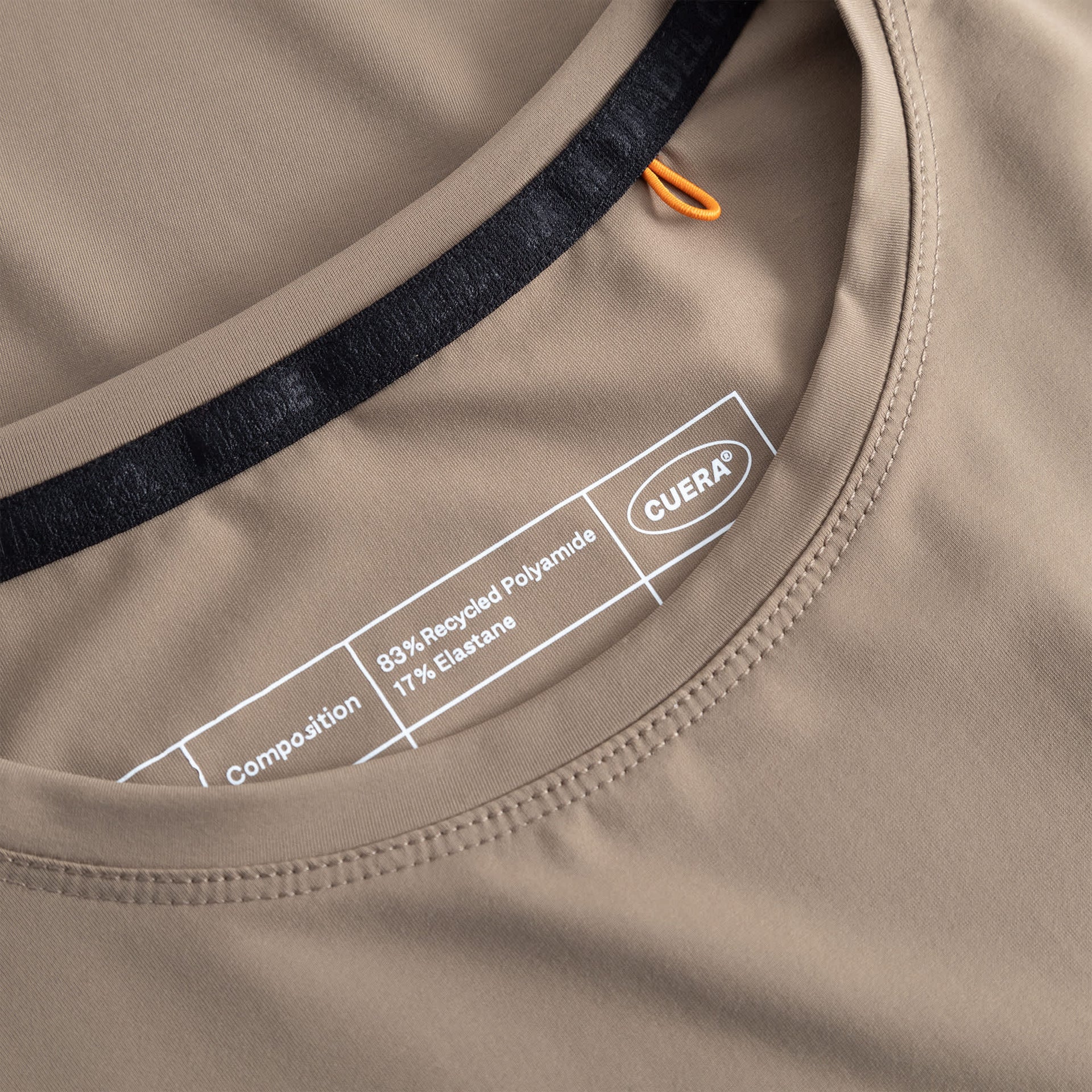 Oncourt Airy Logo T-Shirt - Walnut