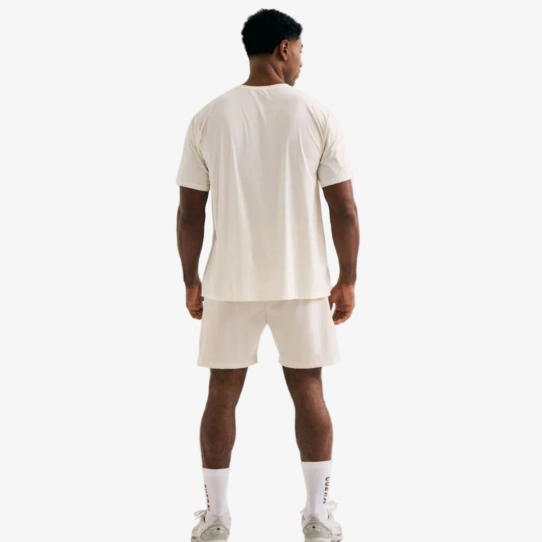 Active WPC Light Weight T-Shirt - 0ff White & Walnut