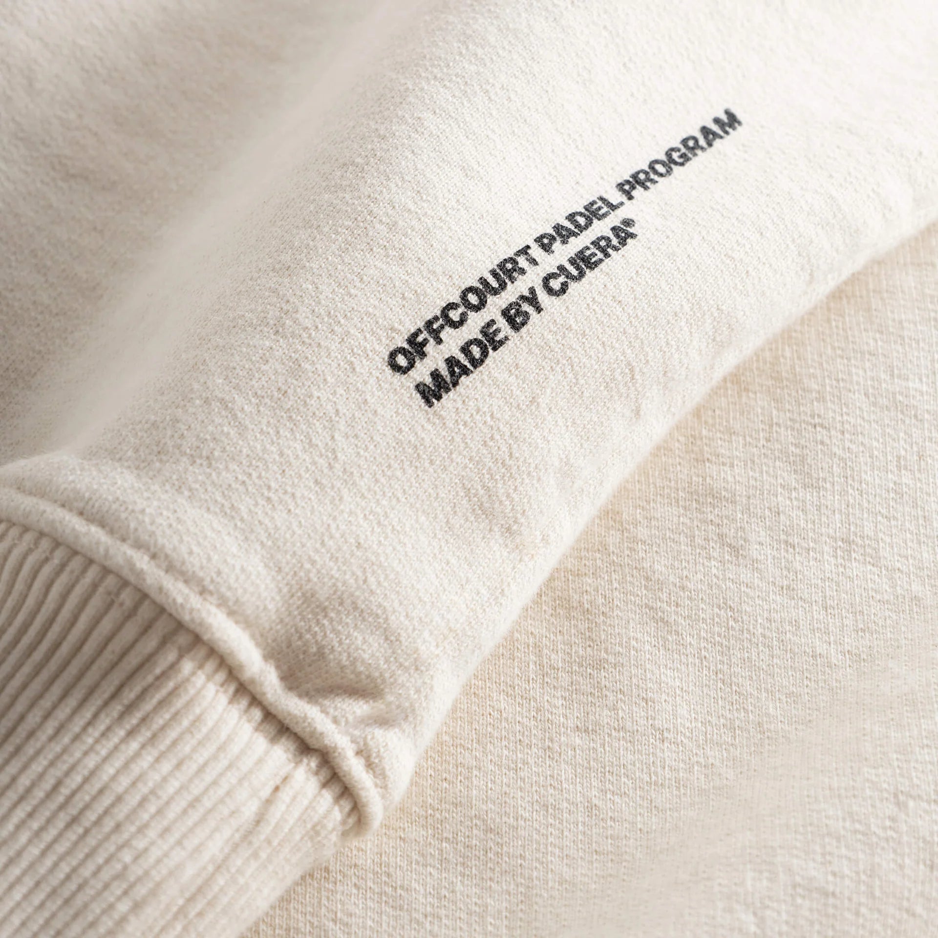 Relaxed Offcourt Crew P - Off White