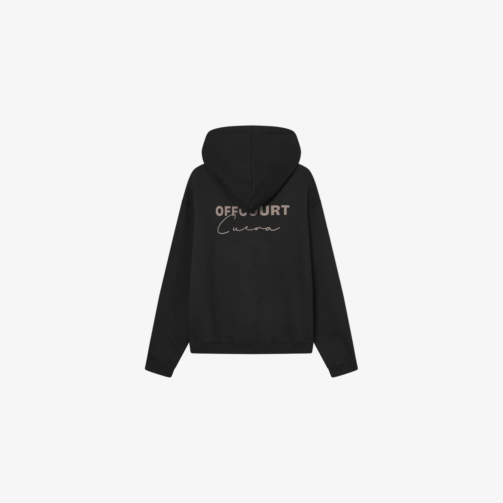 Offcourt Zip Hood Cardigan - Black