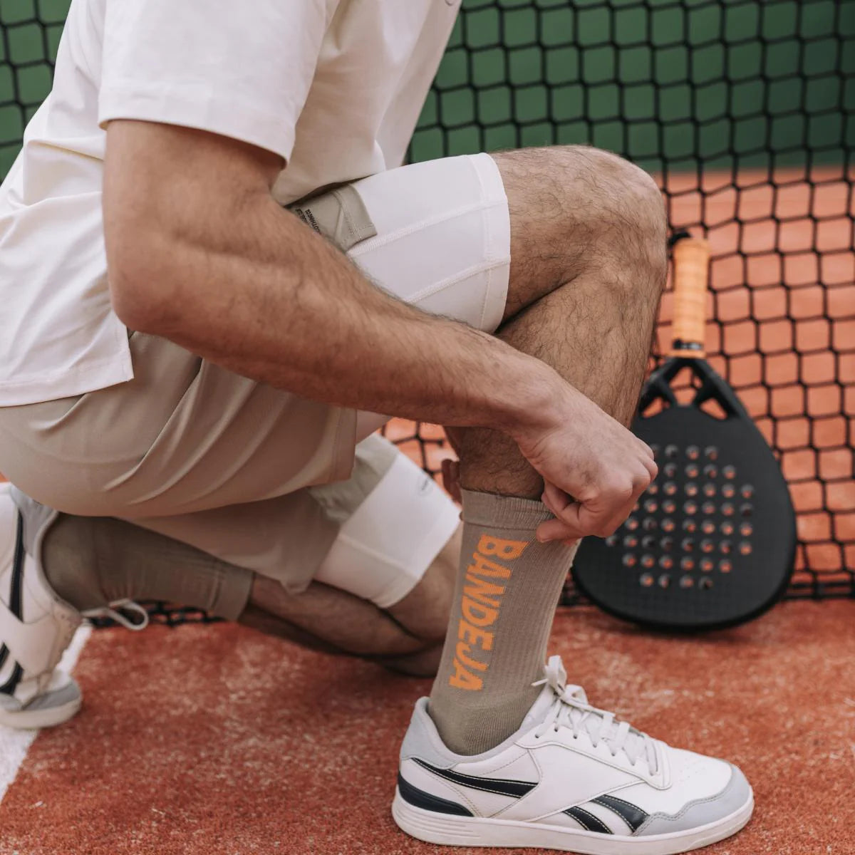 2-pack Padel Crew Socks - Sand
