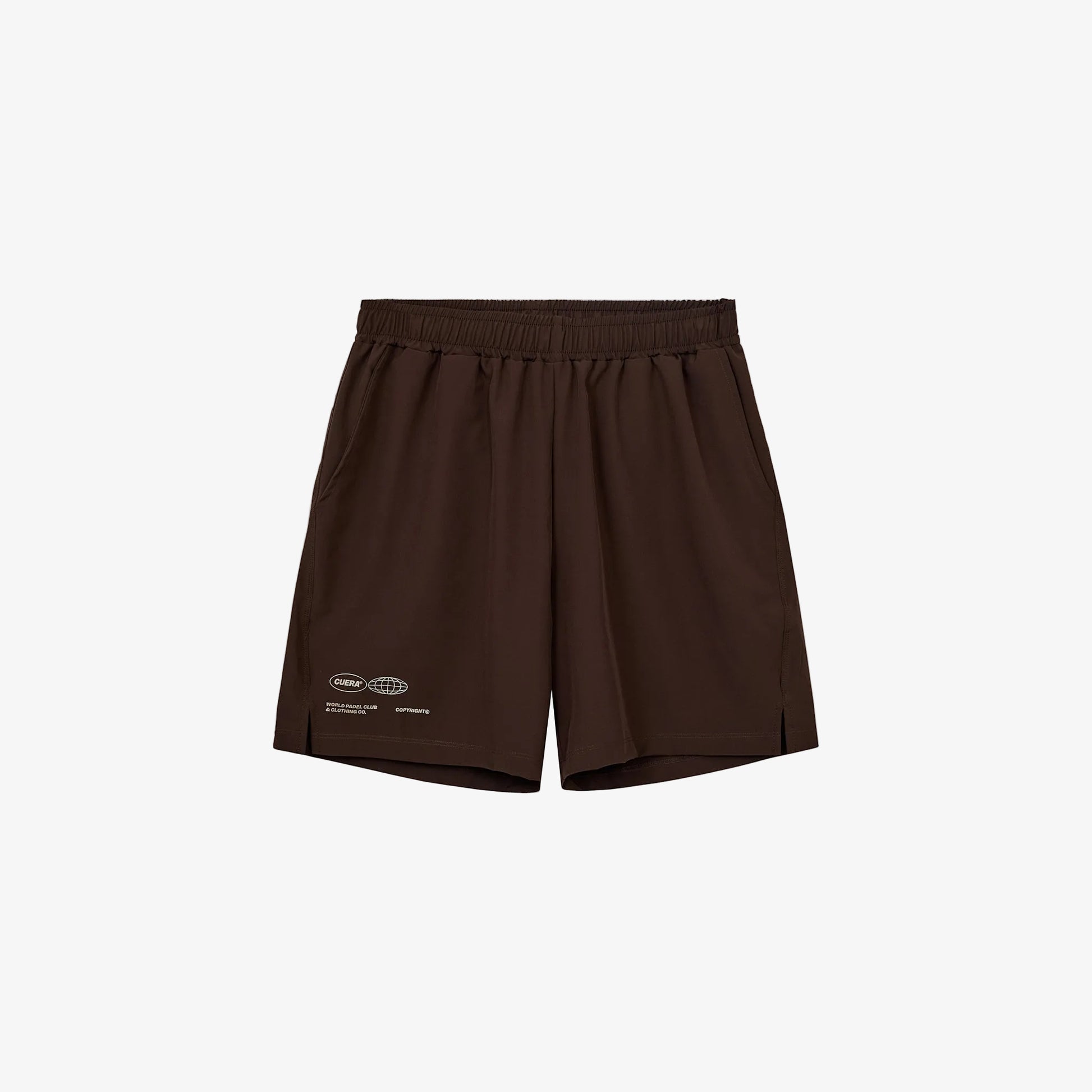 Mens Active Globe Shorts - Dark Brown