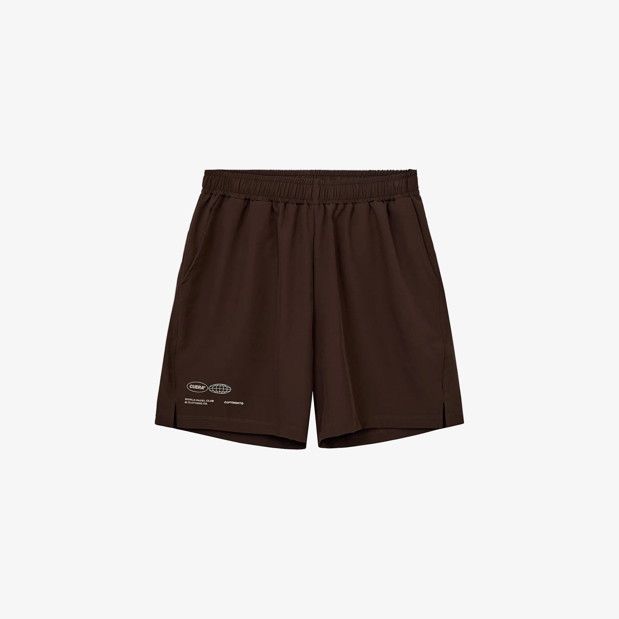 Mens Active Globe Shorts - Dark Brown