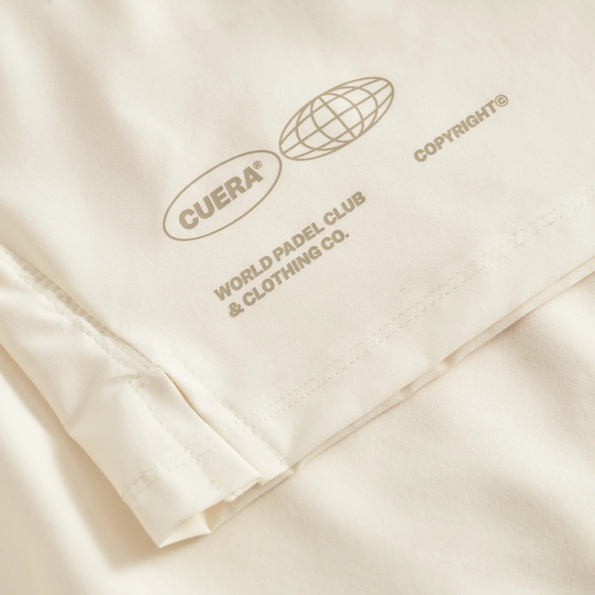 Mens Active Globe Shorts - Off White