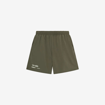 Mens Active Globe Shorts - Army