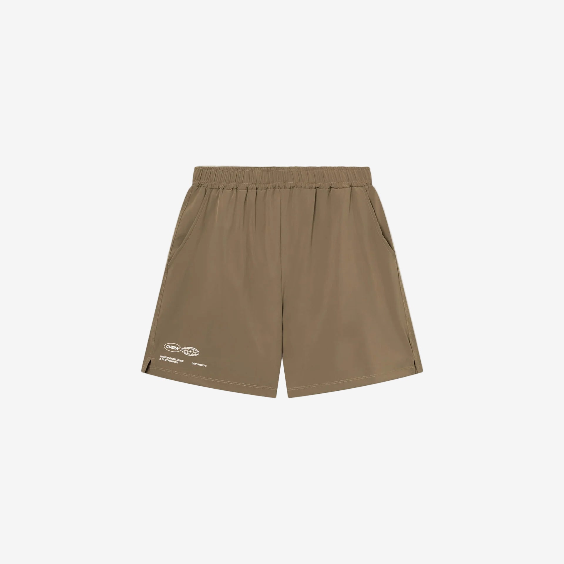 Mens Active Globe Shorts - Walnut