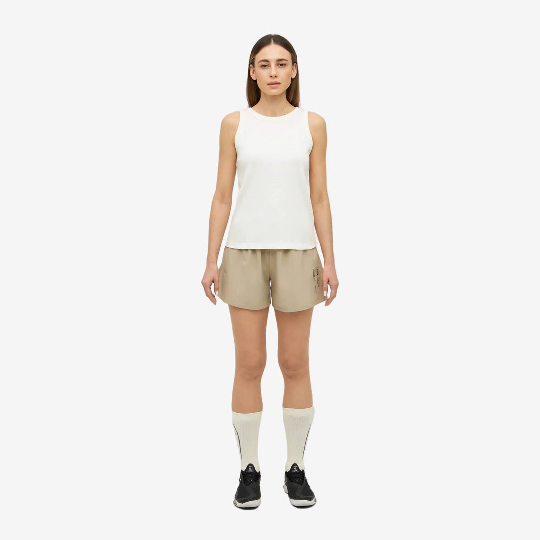 Womens Active Globe Shorts - Sand