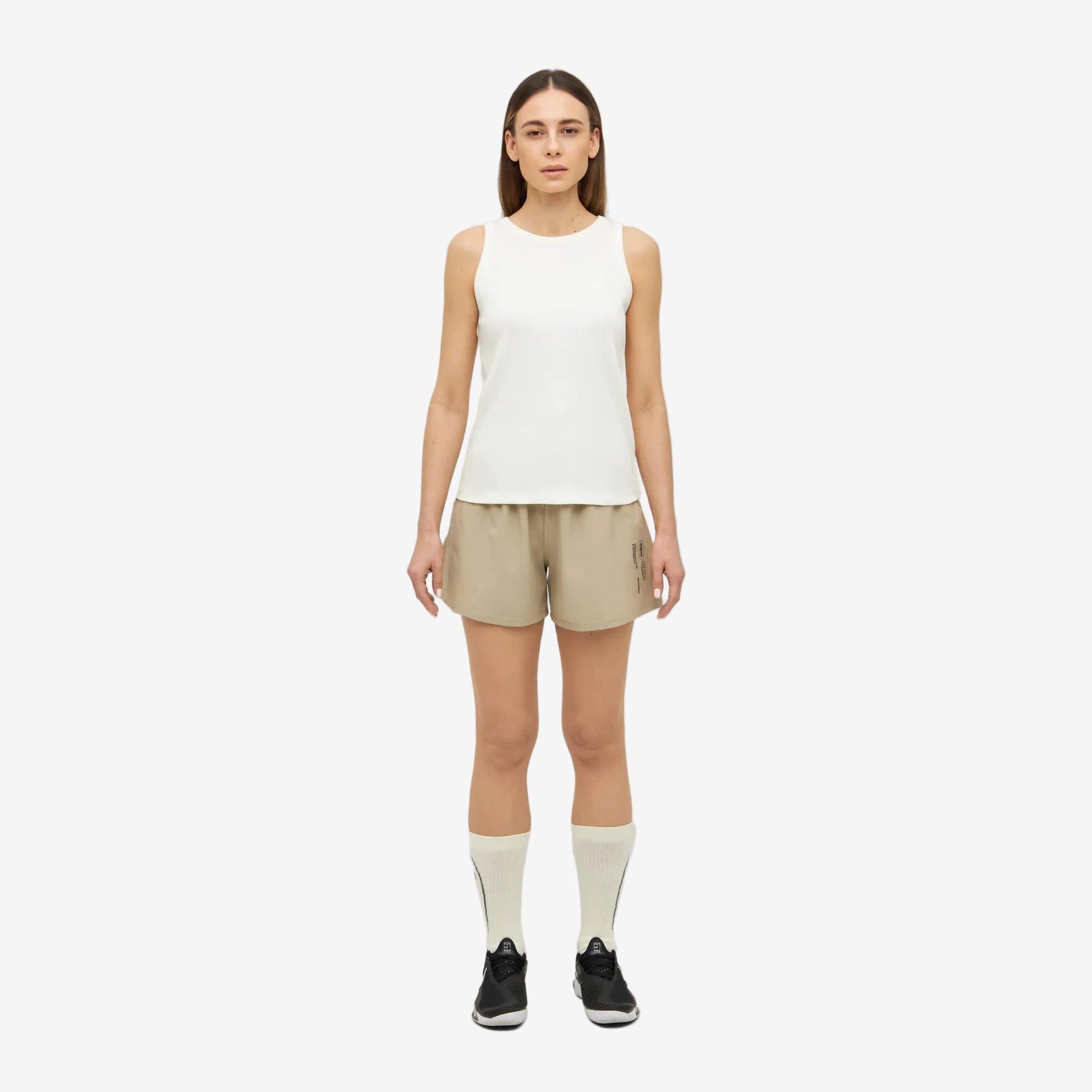 Womens Active Globe Shorts - Sand