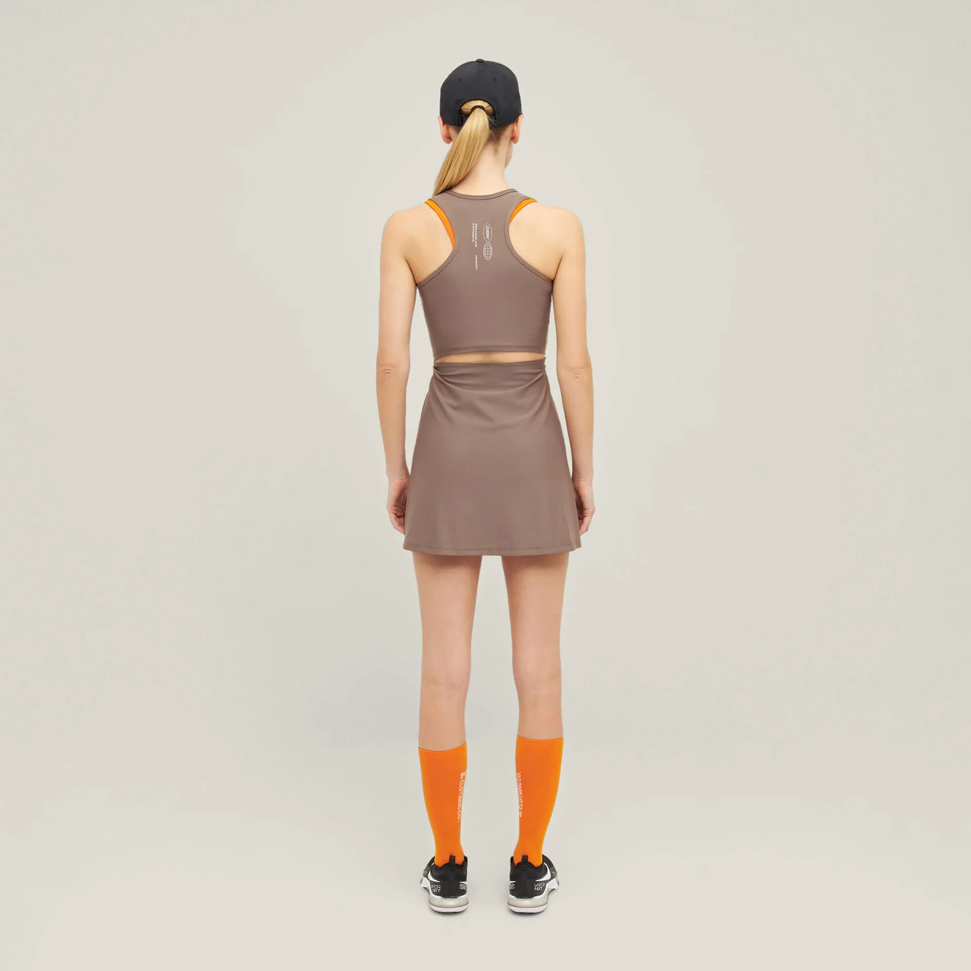 Oncourt Globe Dress - Brown