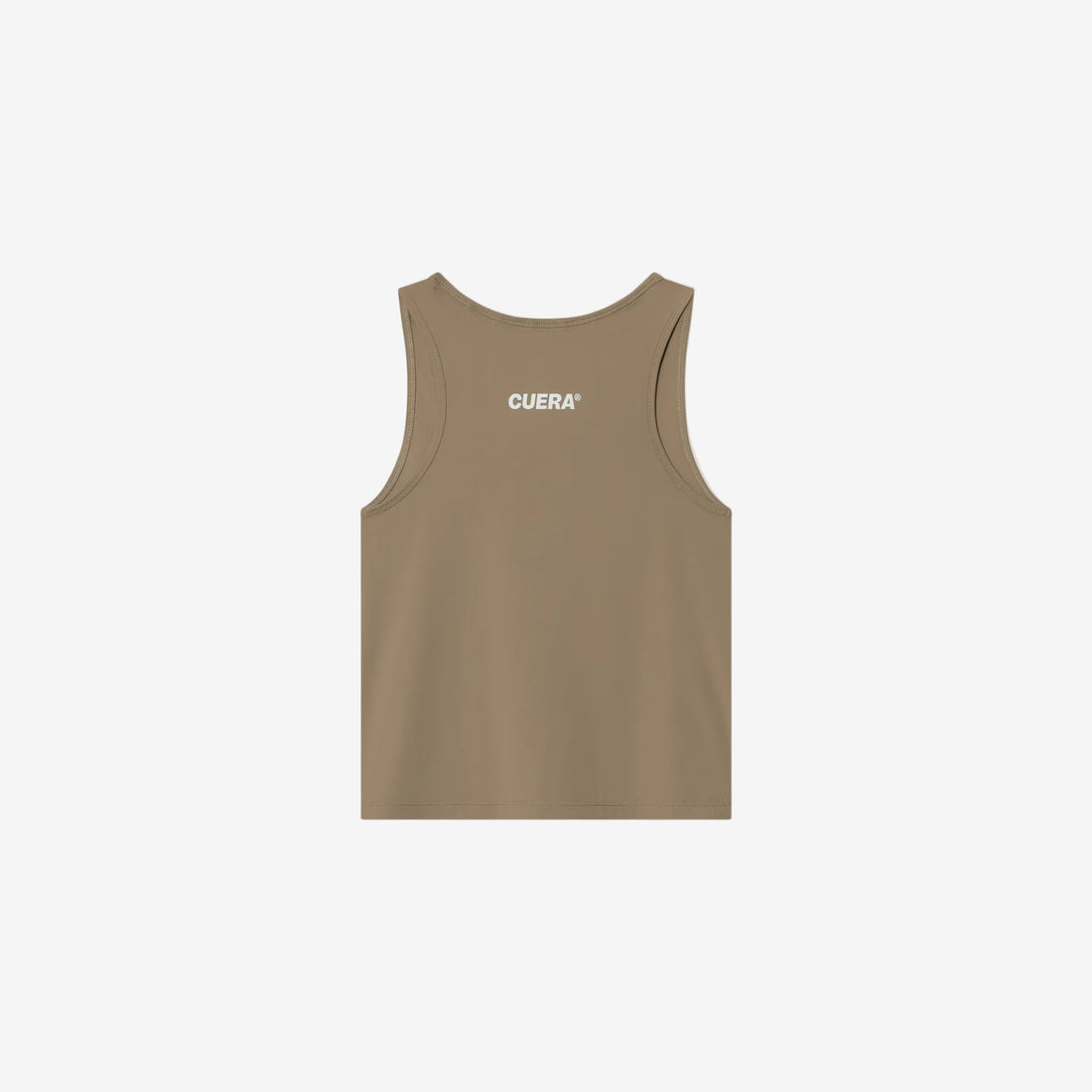Oncourt cropped Tank Top - Walnut