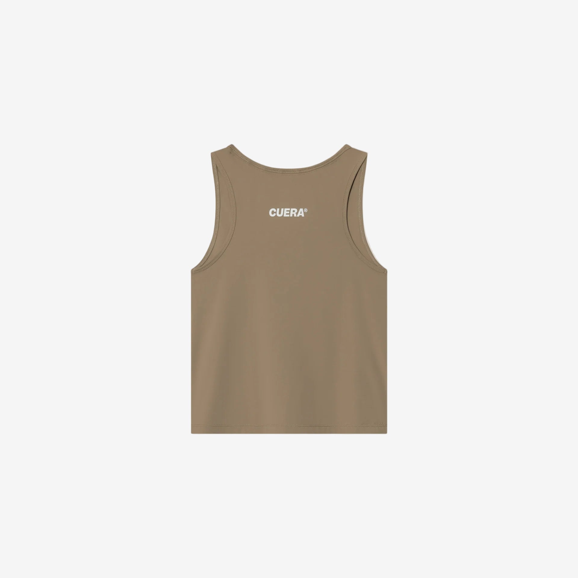 Oncourt cropped Tank Top - Walnut