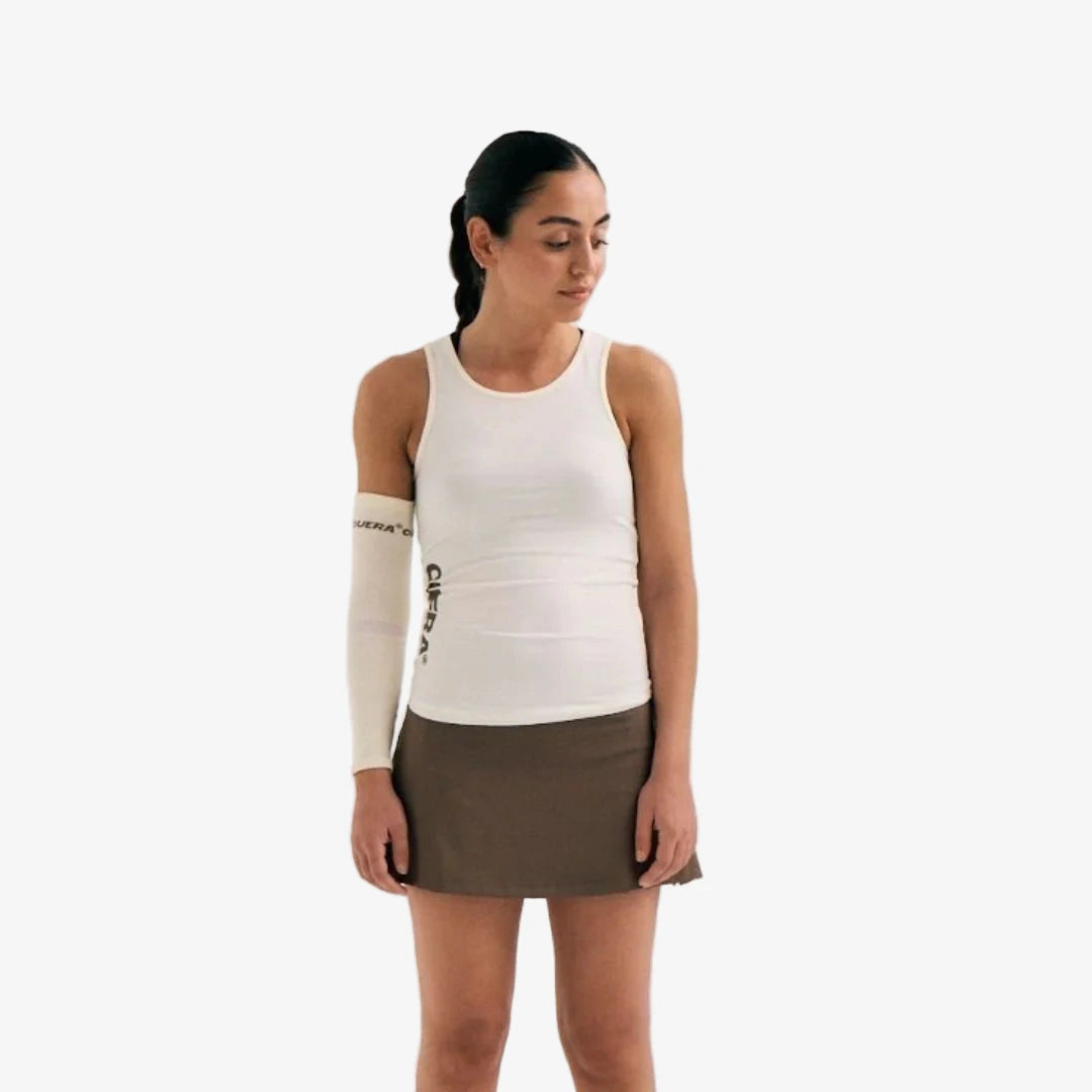 Oncourt Slim Tank Top - Off White