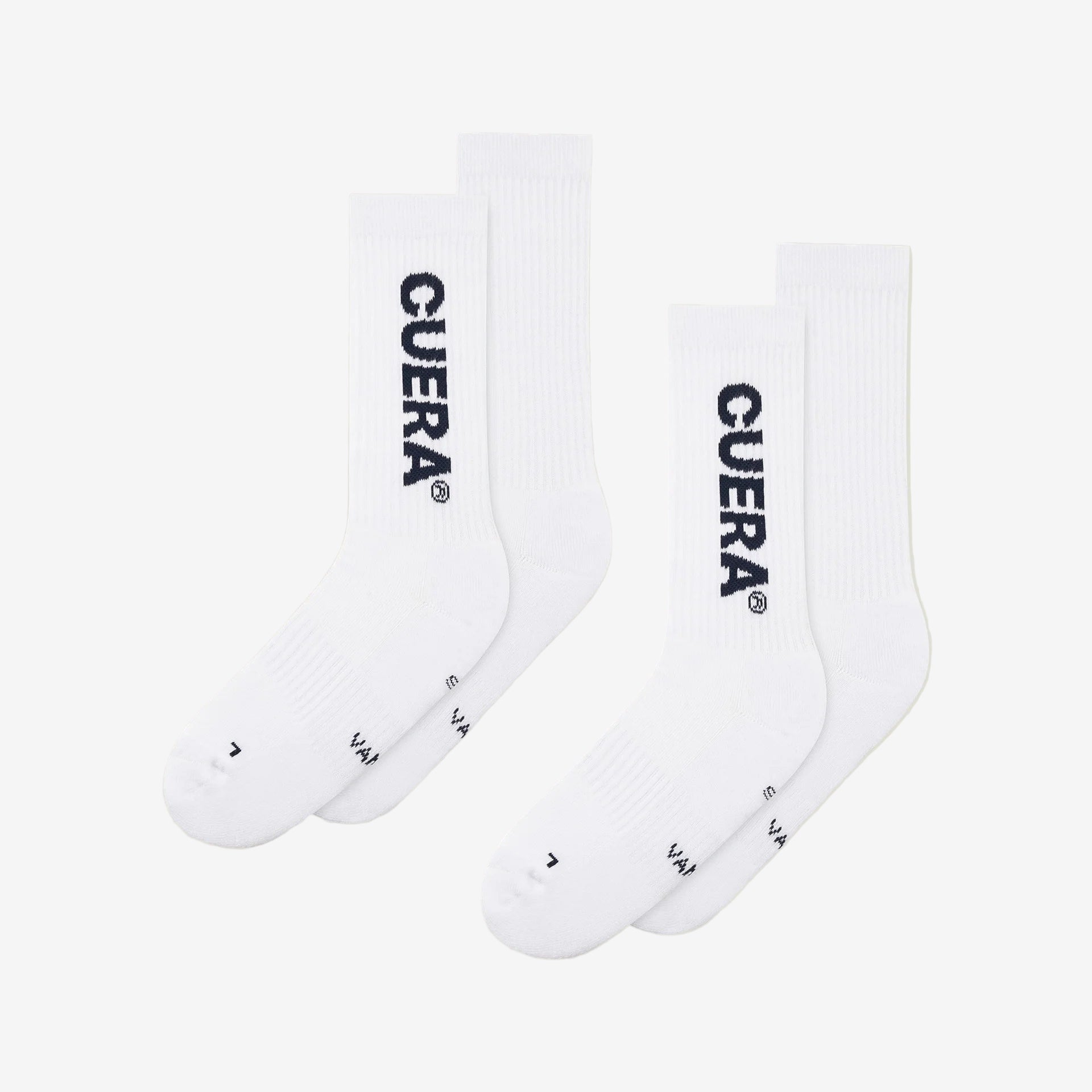 2-pack Cuera Padel Socks - White/Navy