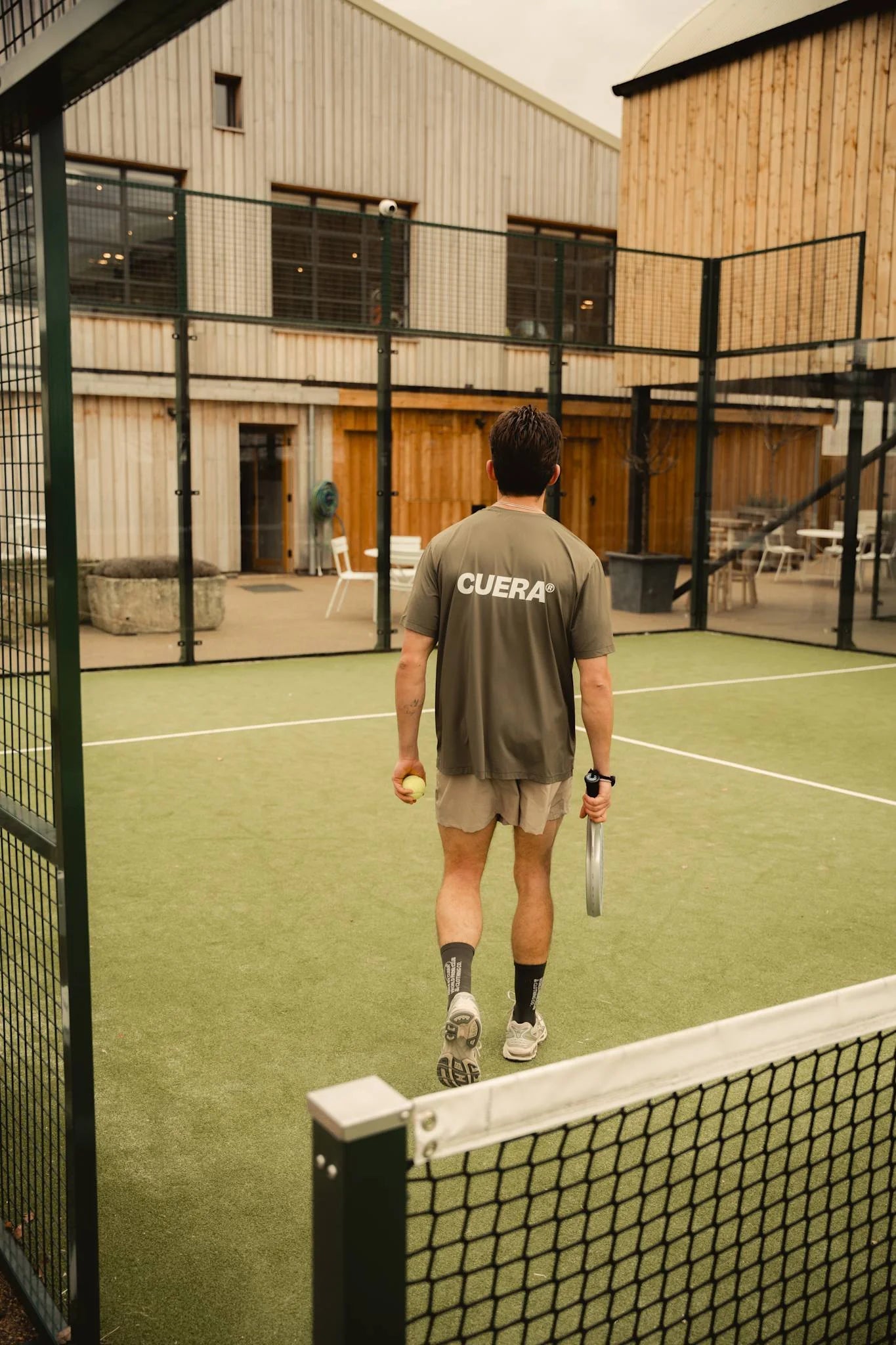 Oncourt Airy Logo T-Shirt - Army