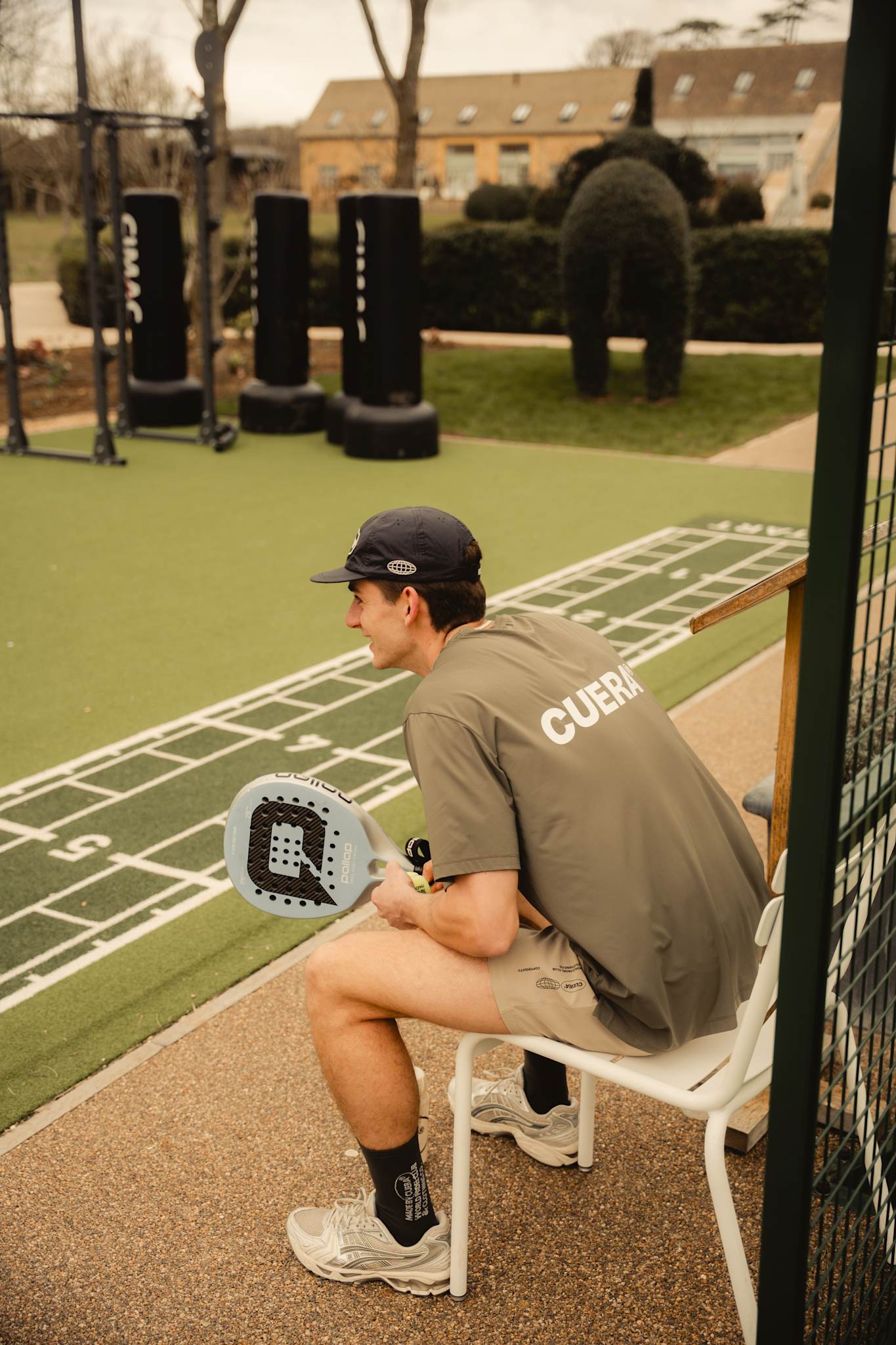 Oncourt Airy Logo T-Shirt - Army