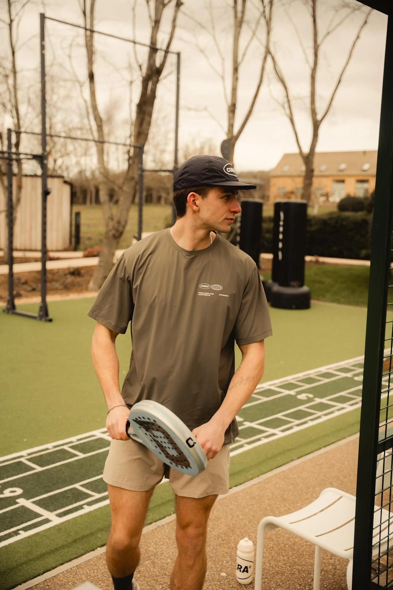 Oncourt Airy Logo T-Shirt - Army