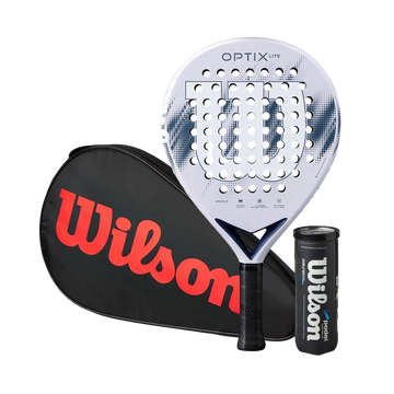 Starter pack : Wilson Optix V2 Lite lilac + cover & balls