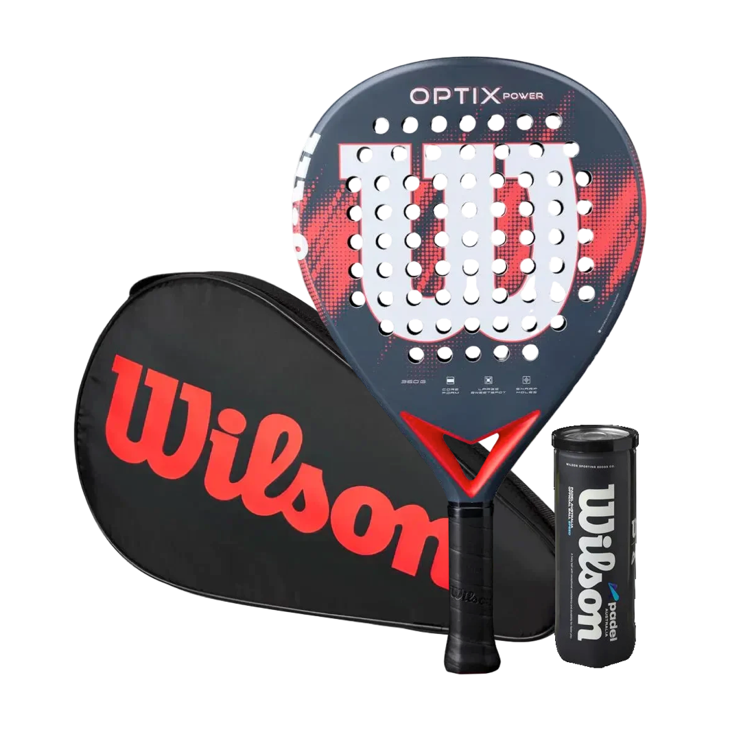 Starter pack : Wilson Optix V2 POWER + cover & balls
