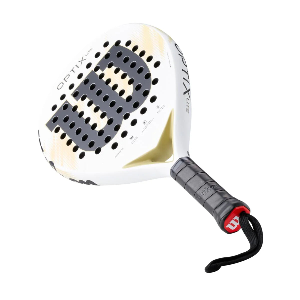 Starter pack : Wilson Optix V2 Lite white + cover & balls