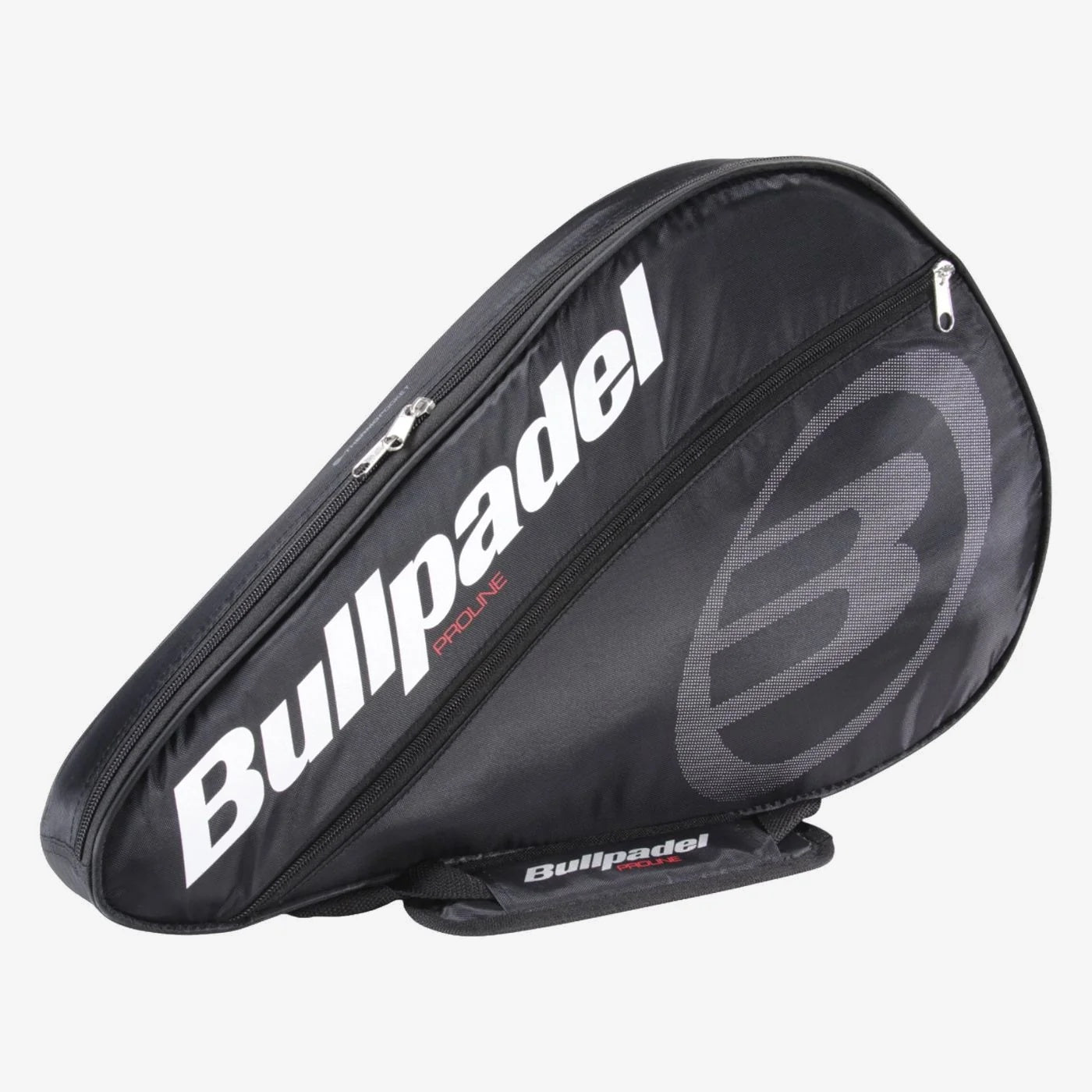 Bullpadel Proline padel racket cover in black with ThermoPocket lining