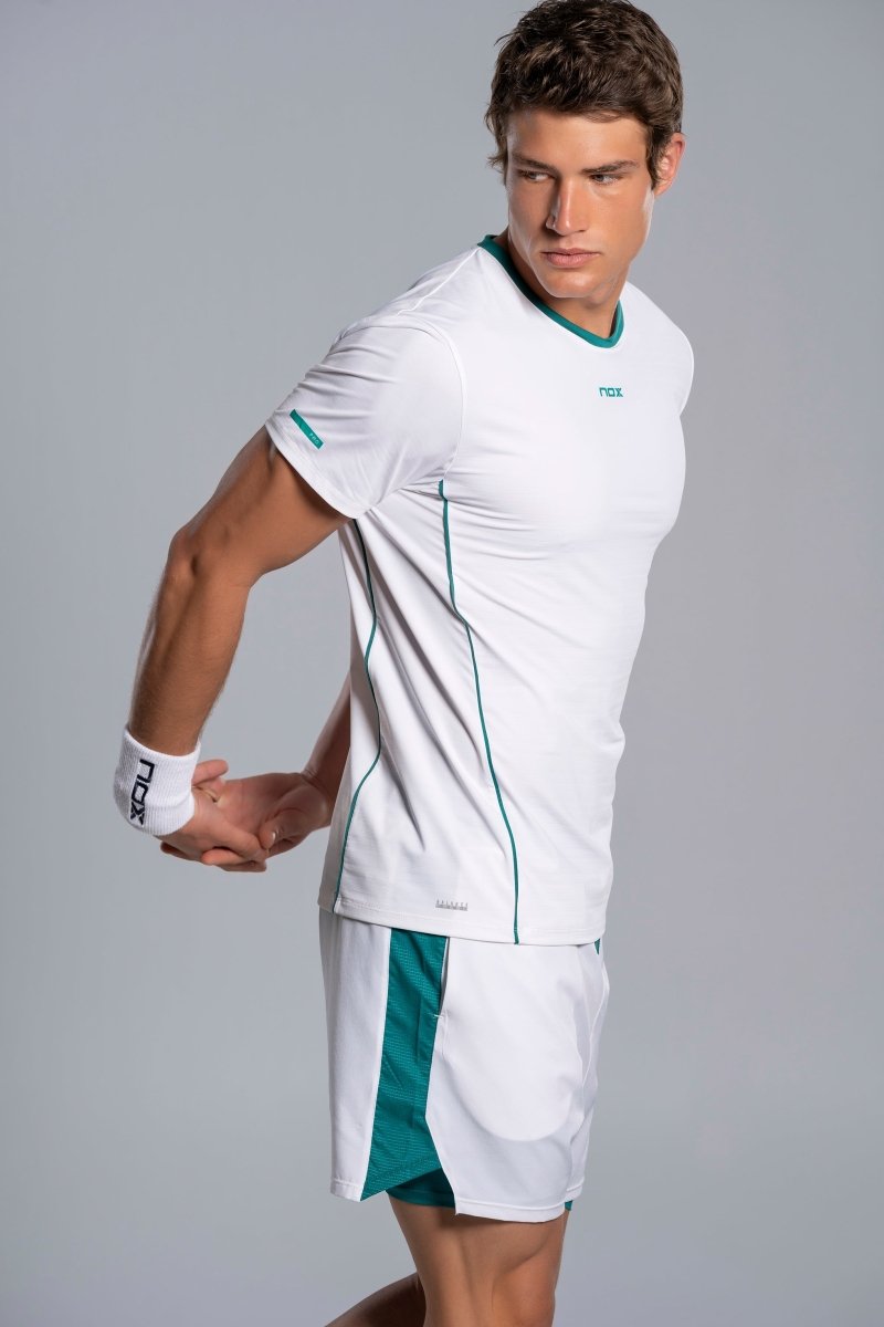NOX Men's PRO Padel T-Shirt 2026 on court