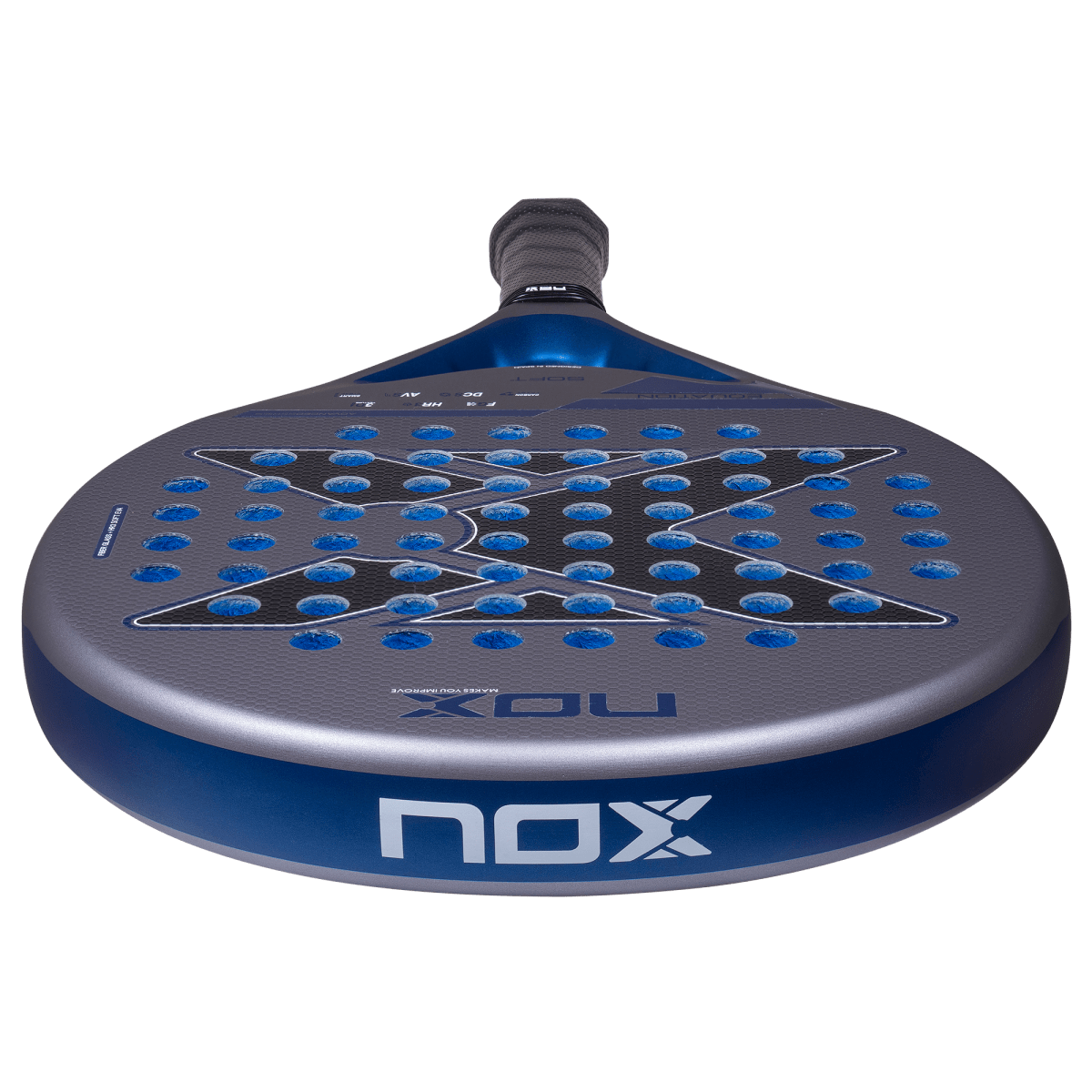 NOX Equation Soft Advanced 2027 padel racket detail