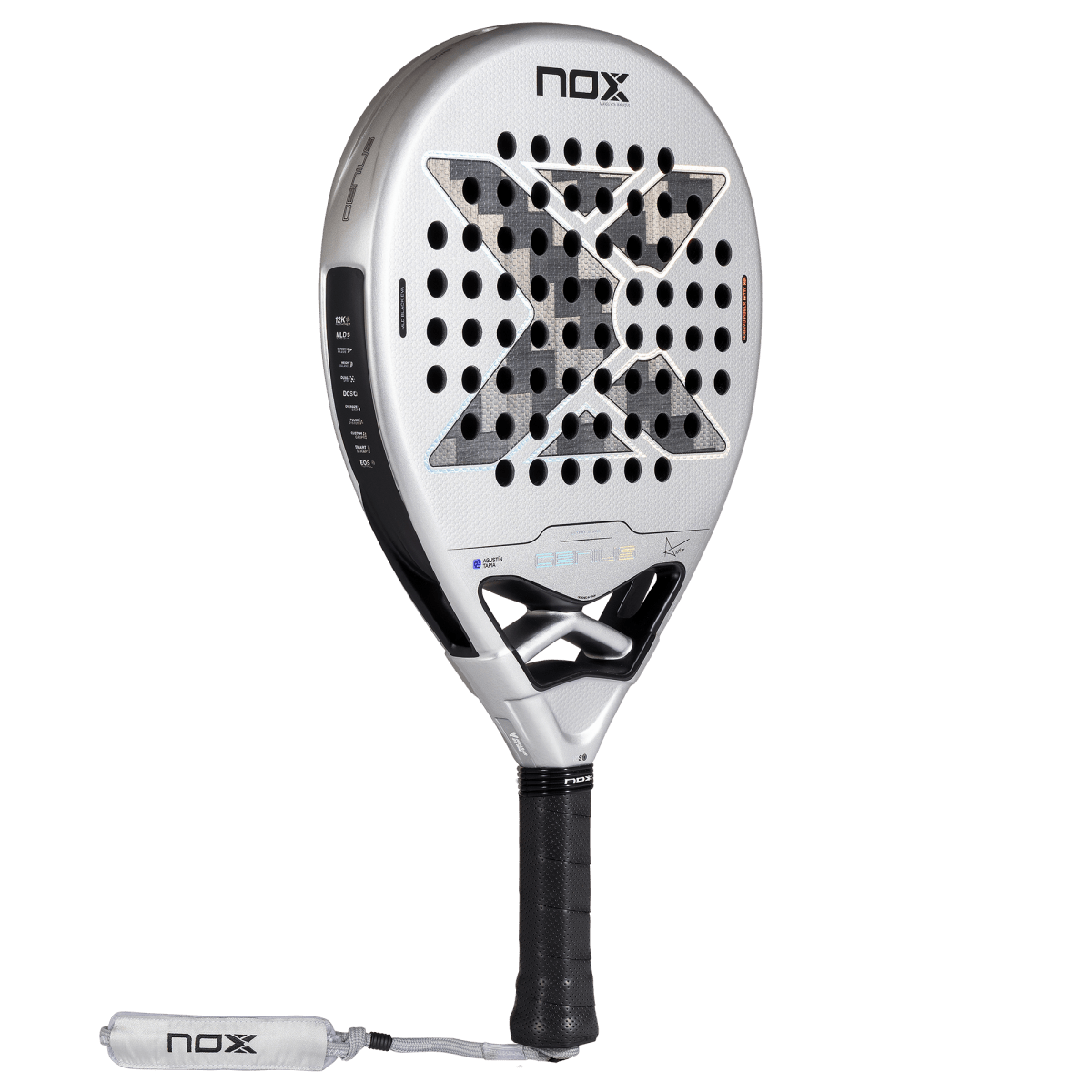 NOX Genius 12K Alum Xtrem 2027 padel racket back