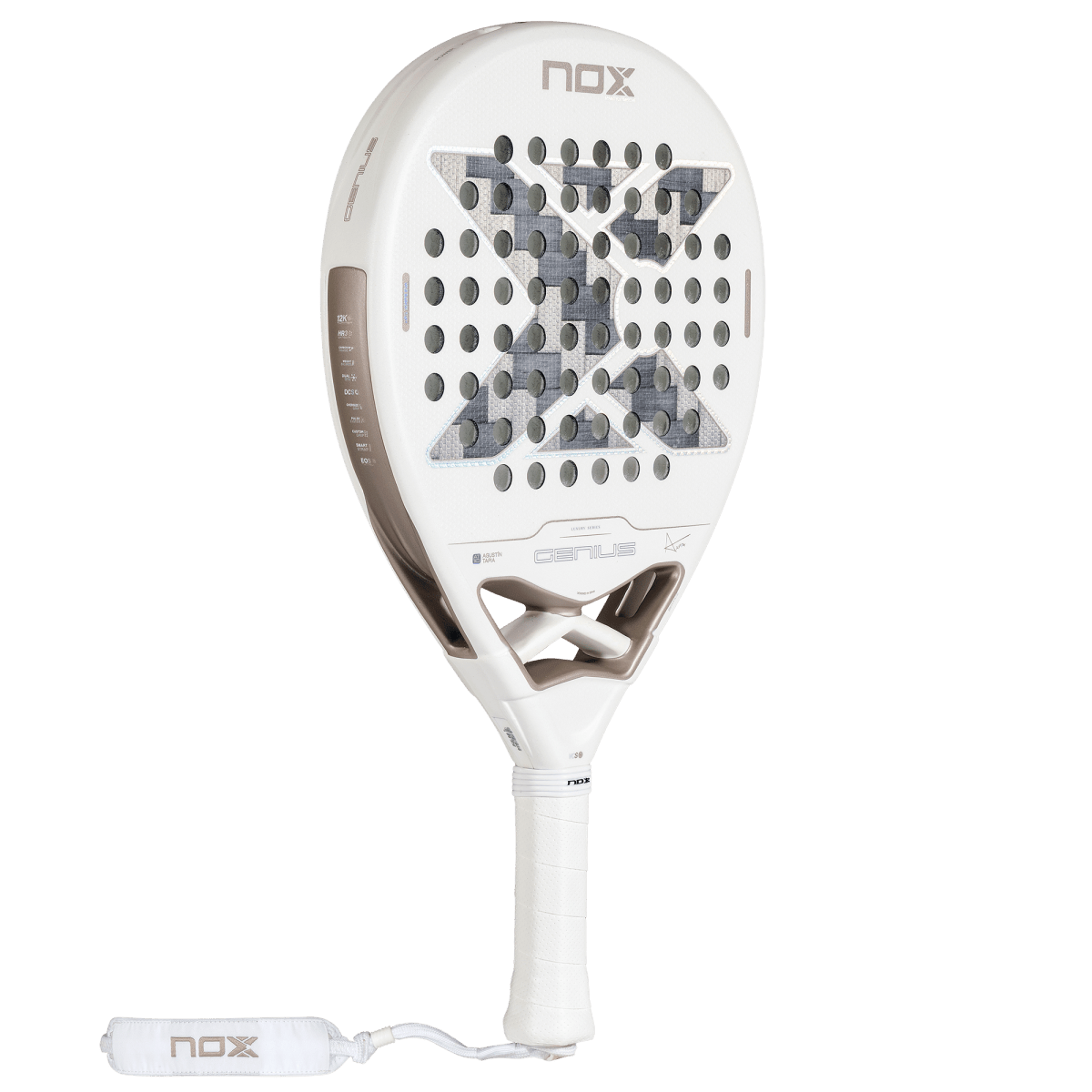 NOX Genius 12K Alum Xtrem Lite 2027 padel racket back