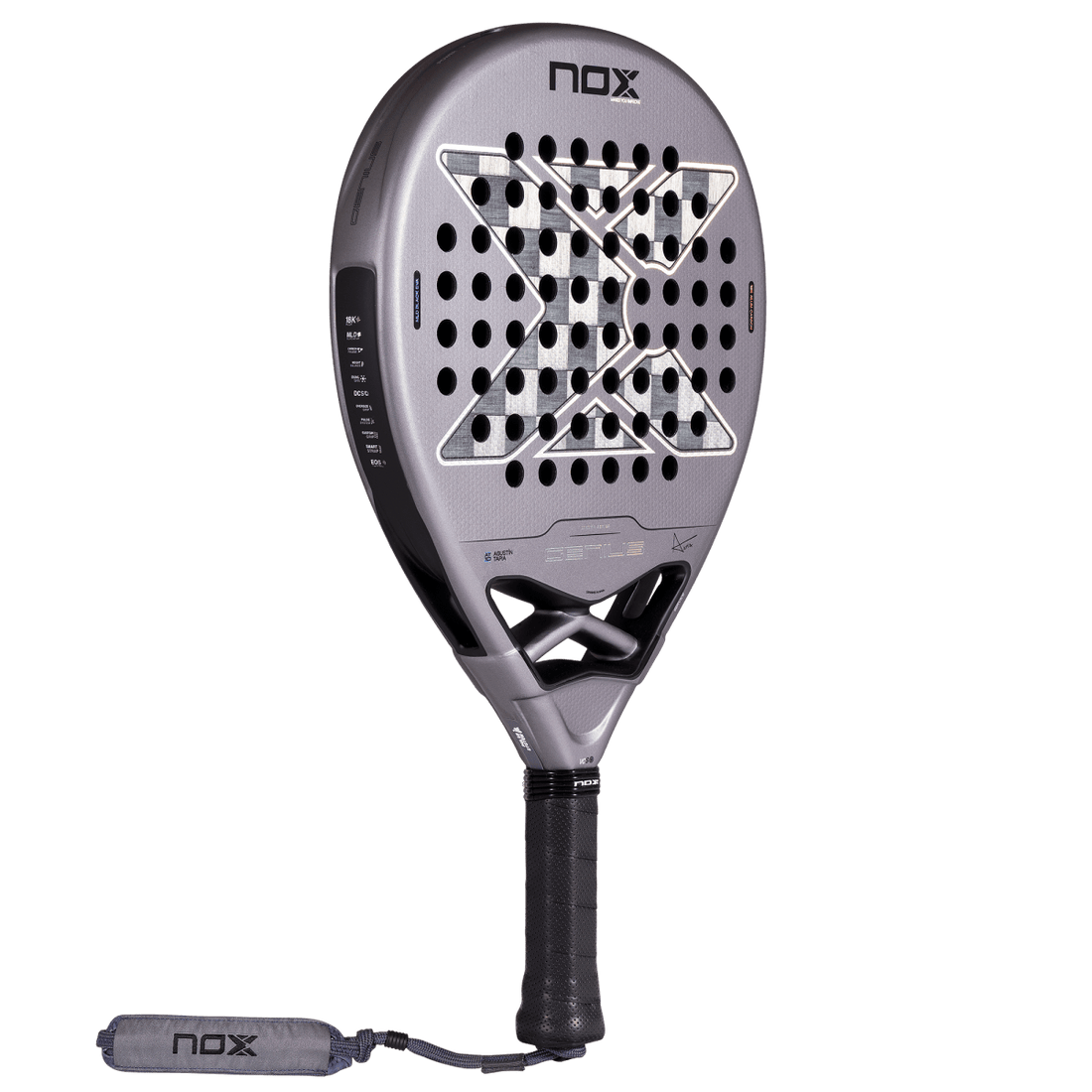 NOX Genius 18K Alum 2027 padel racket front