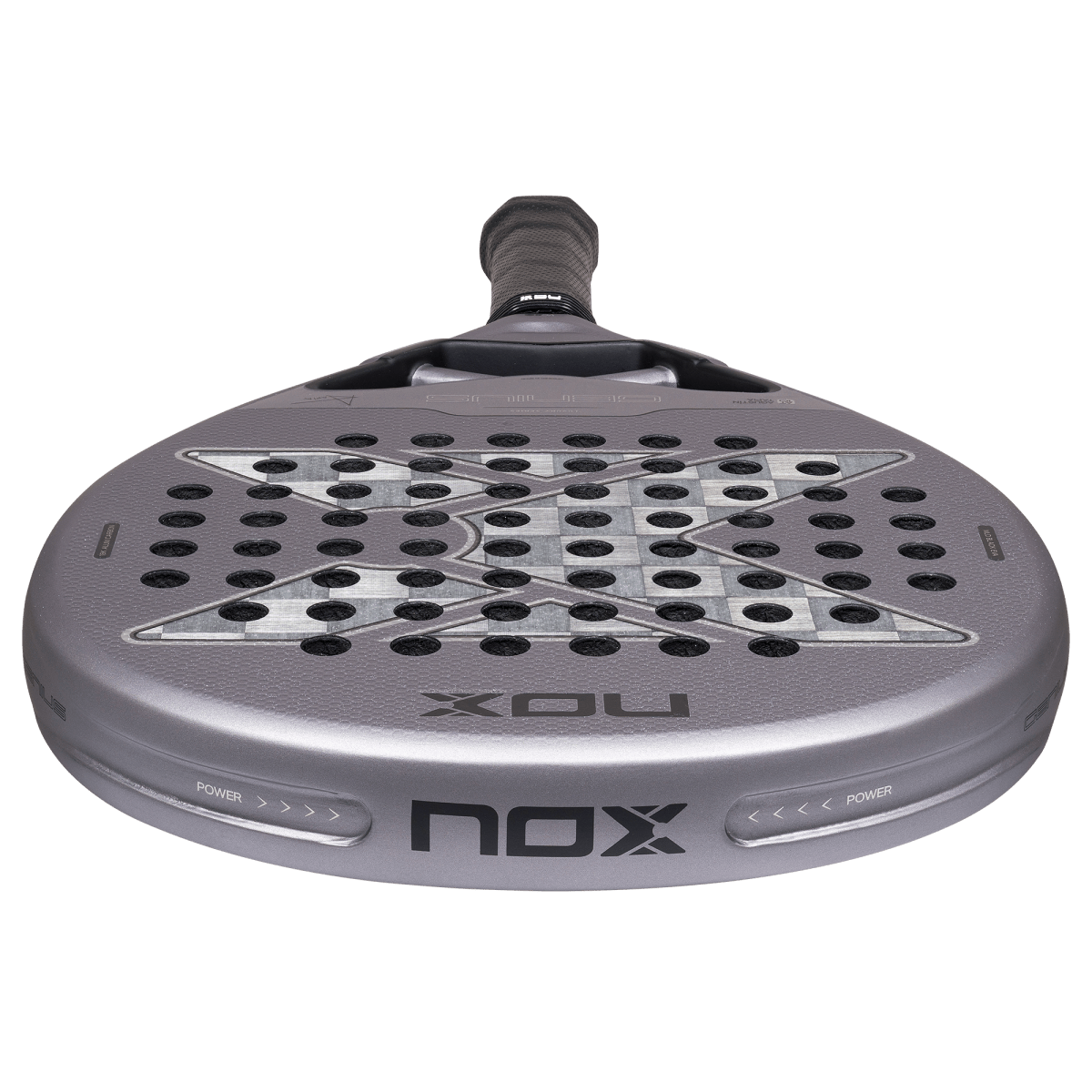 NOX Genius 18K Alum 2027 padel racket detail