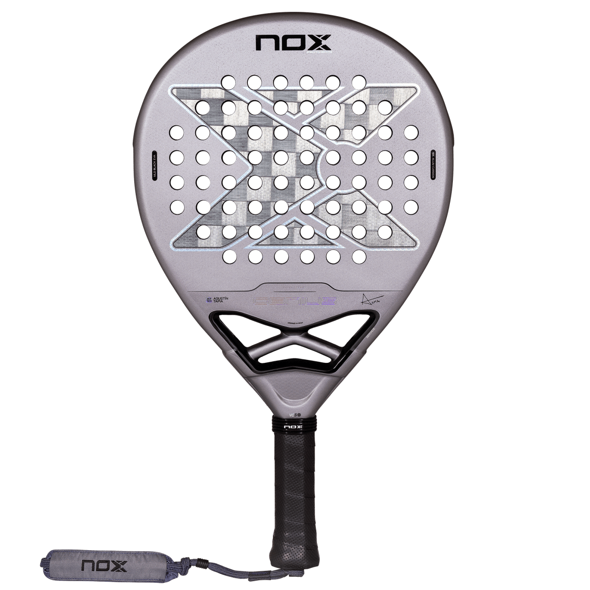NOX Genius 18K Alum 2027 padel racket front