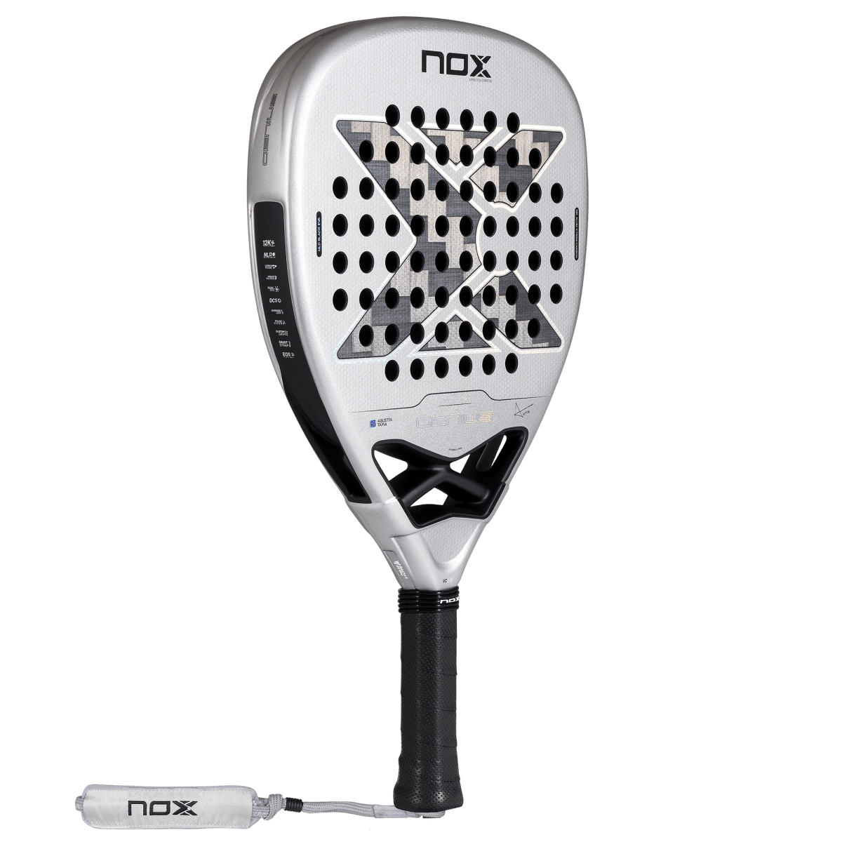 NOX Genius Attack 12K Alum Xtrem 2027 padel racket back