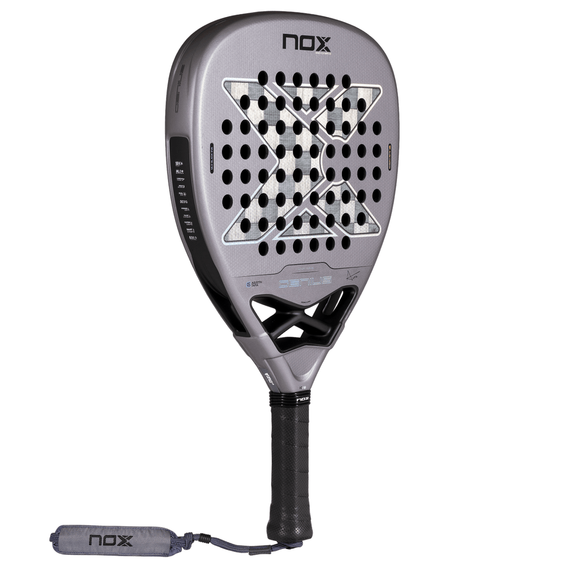 NOX Genius Attack 18K Alum 2027 padel racket front