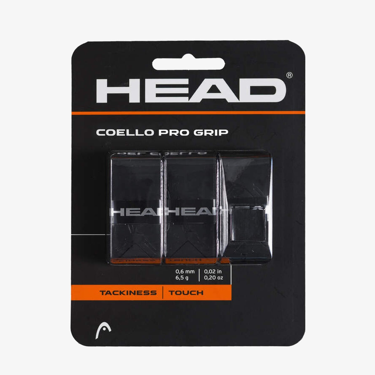 HEAD Coello Pro padel overgrip 3 pack black
