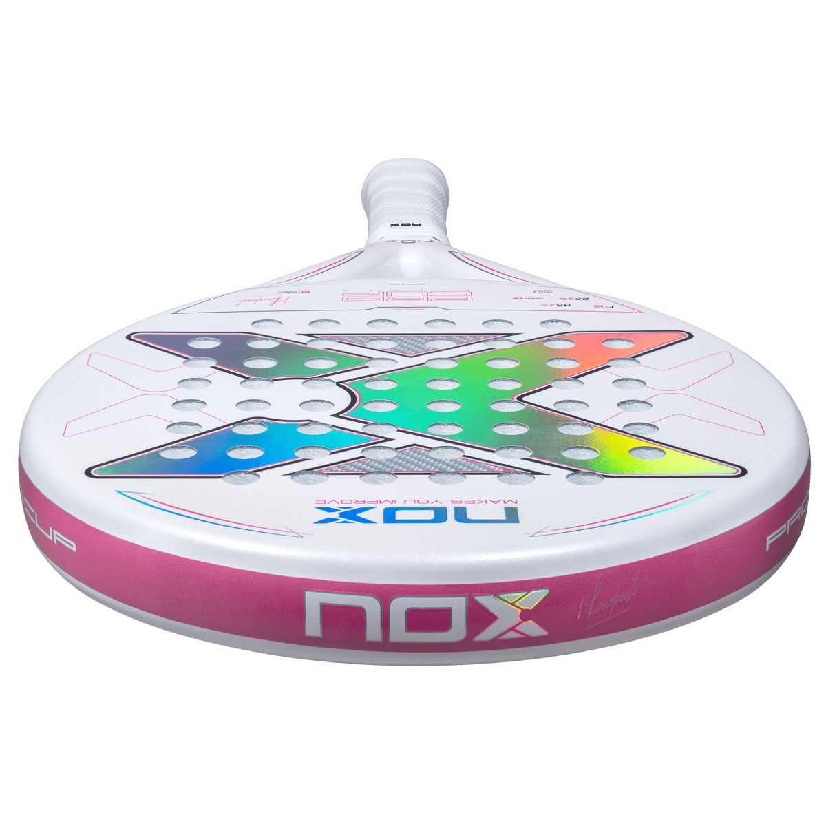 NOX ML10 Pro Cup Silver 2027 padel racket detail