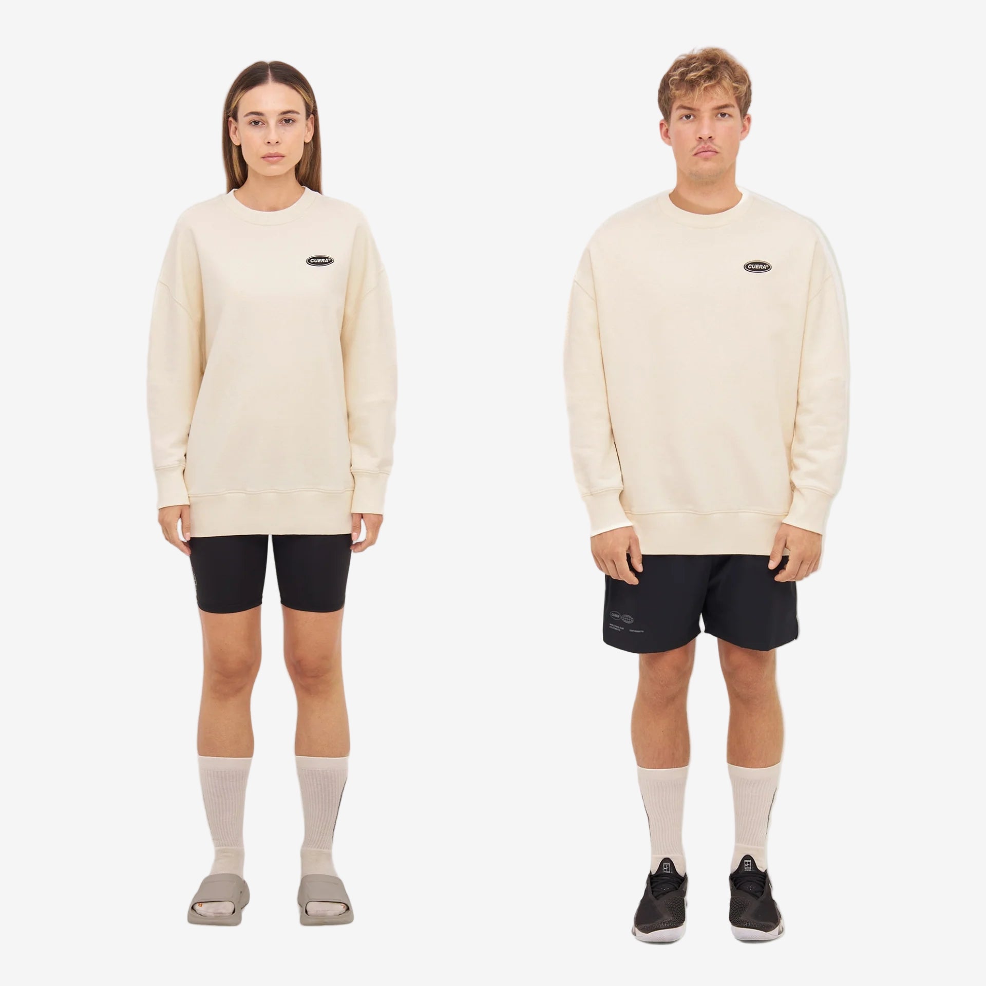Relaxed Offcourt Crew P - Off White