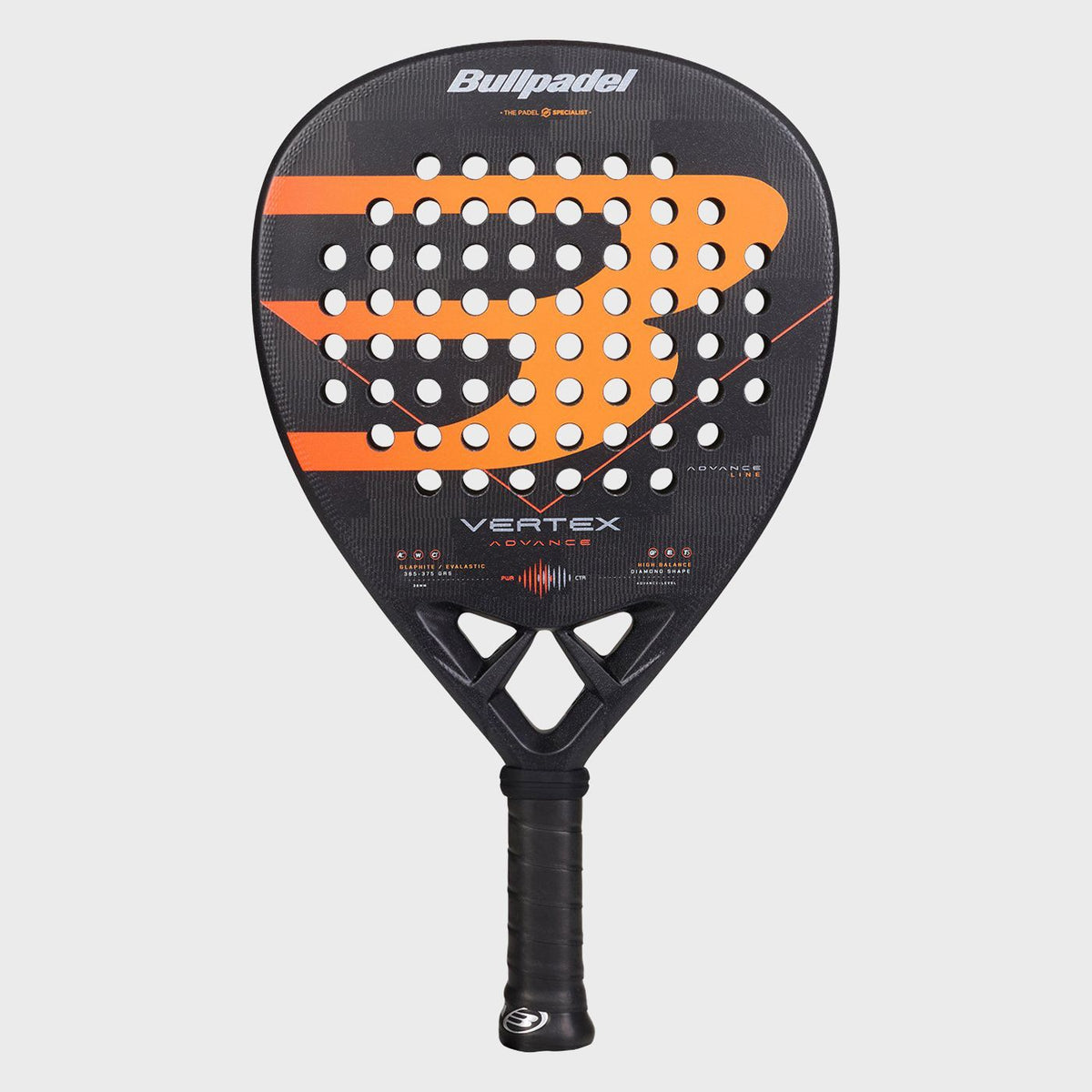 Bullpadel Vertex Advance 2026 padel racket front