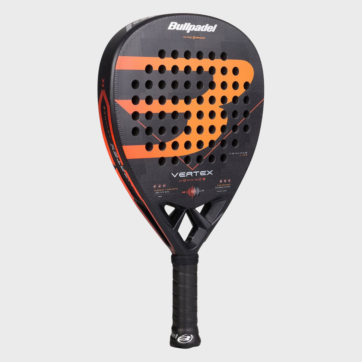 Bullpadel Vertex Advance 2026 padel racket back