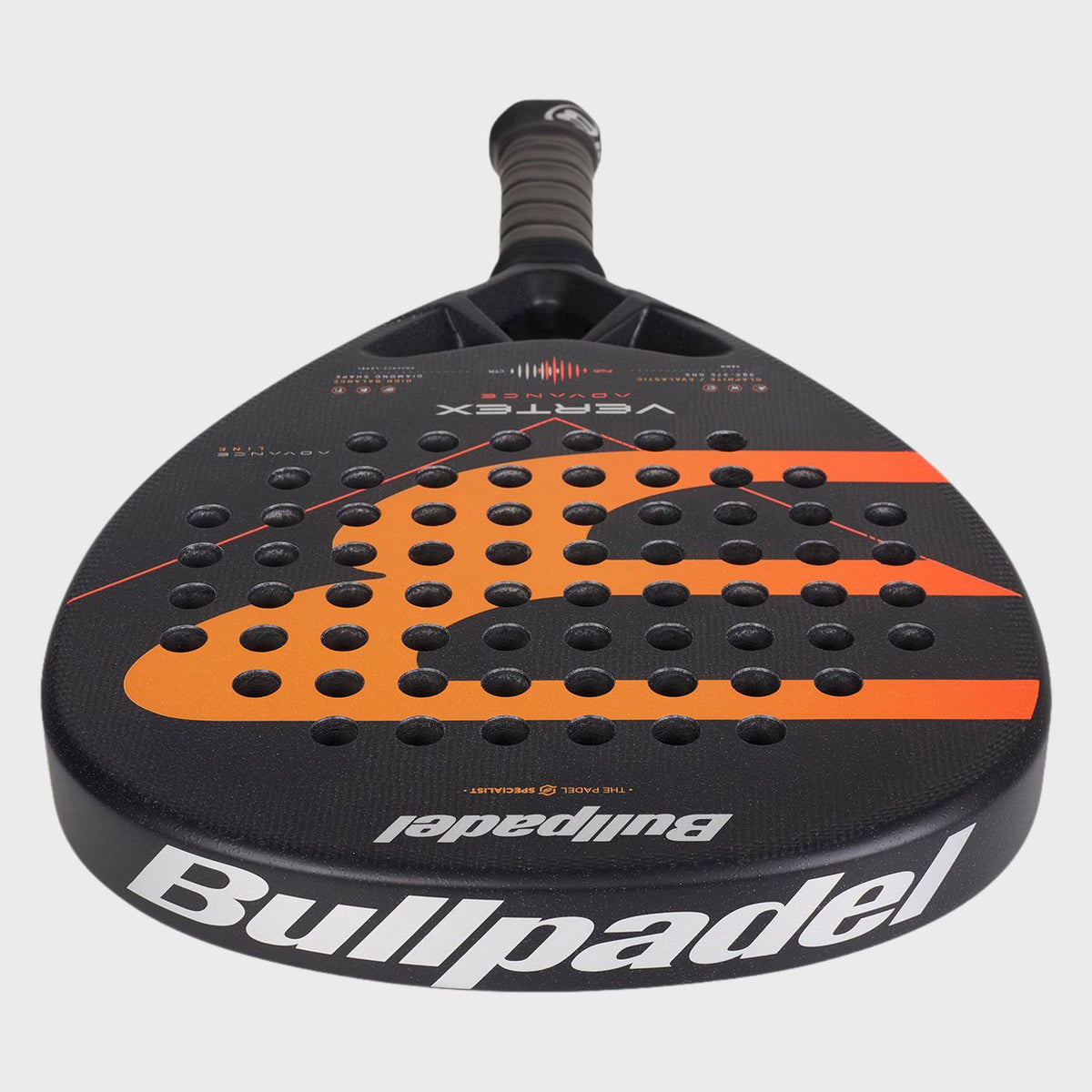Bullpadel Vertex Advance 2026 padel racket detail