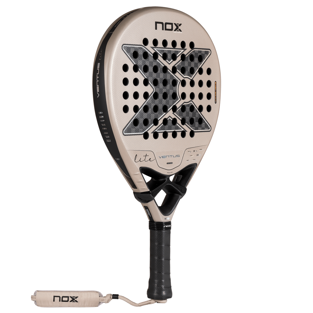 NOX Ventus Hybrid 12K Lite 2027 padel racket back