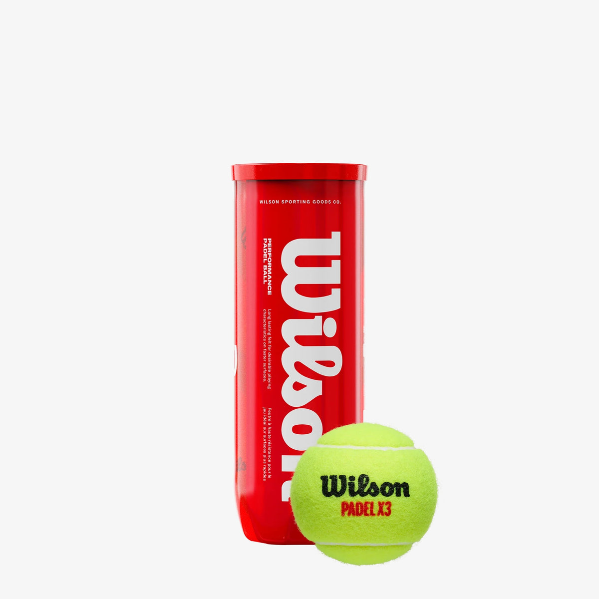 Wilson Padel X3 Balls 3 Ball Can