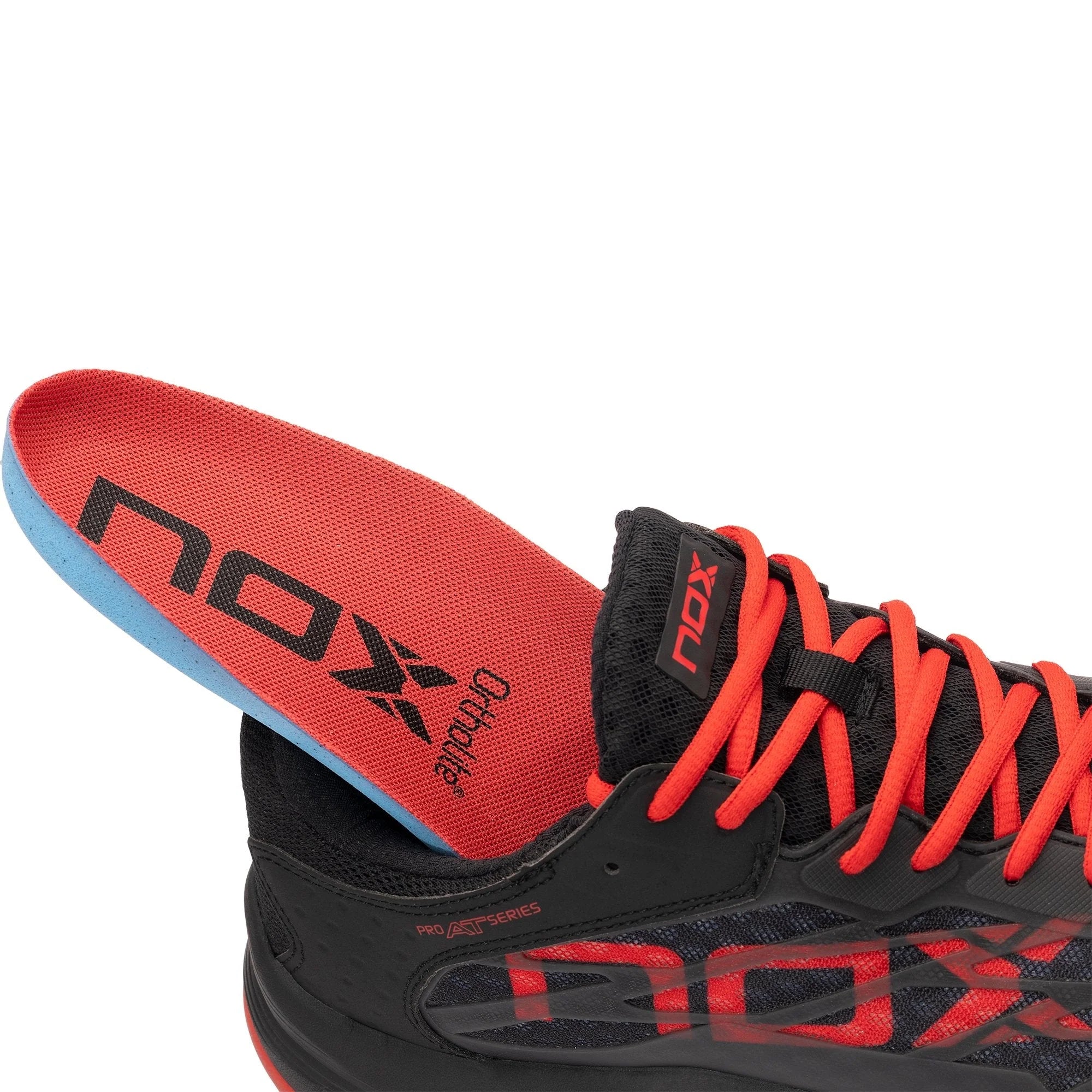 NOX - AT10 LUX Black/Red Padel Shoes
