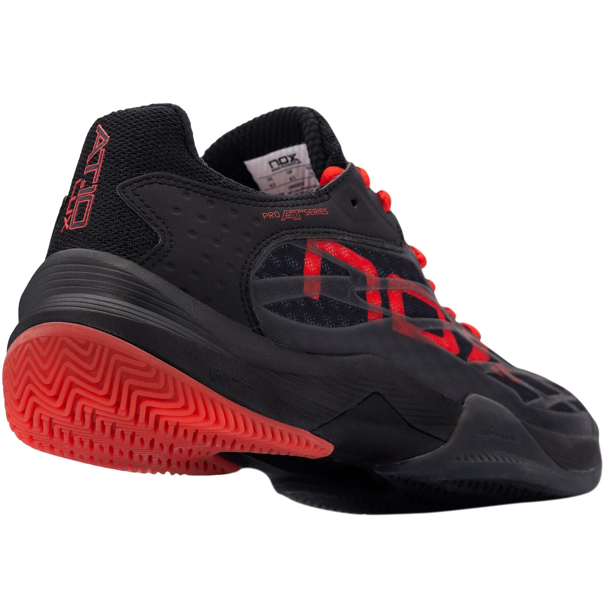 NOX - AT10 LUX Black/Red Padel Shoes