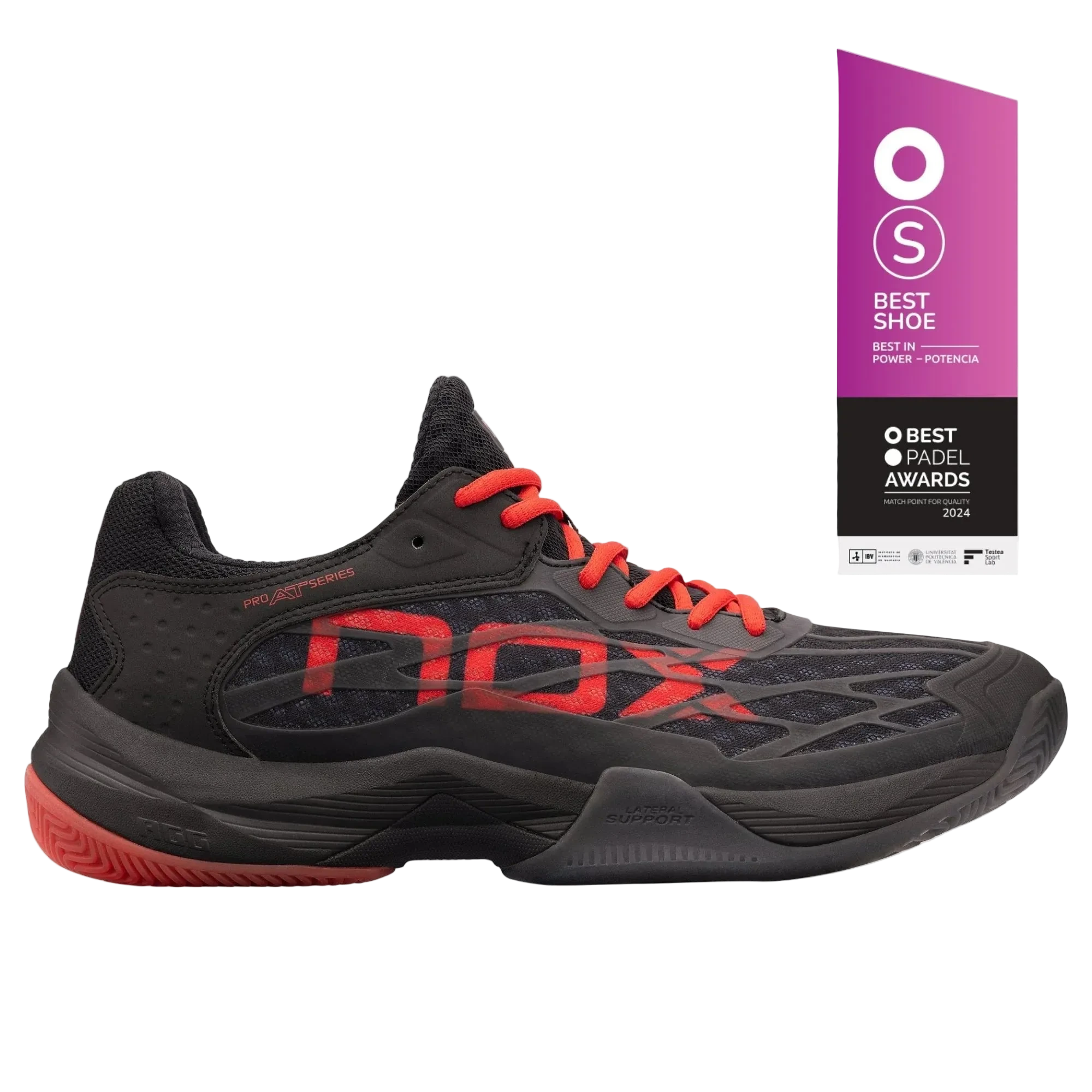 NOX - AT10 LUX Black/Red Padel Shoes
